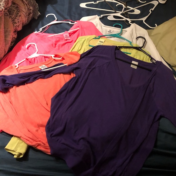 Authentic pink Victoria Secret long sleeve shirts - Picture 6 of 8